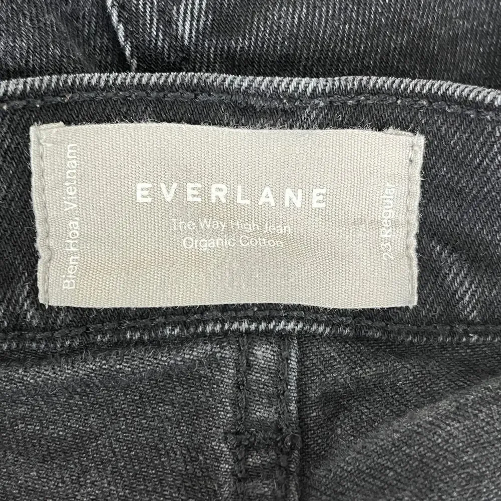 Everlane The Way-High Jeans Charcoal Black - Picture 6 of 8